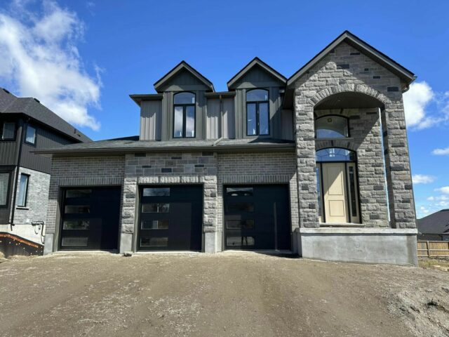 House exterior on new construction
